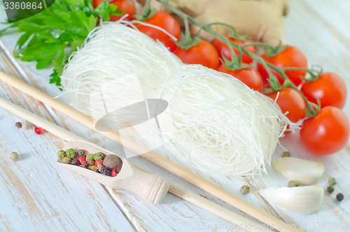 Image of rice noodles