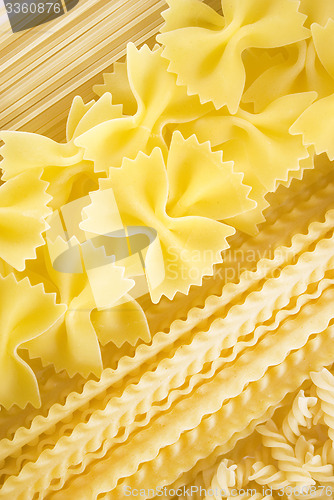 Image of raw pasta