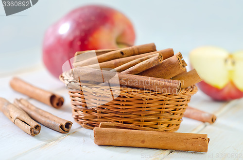 Image of apples and cinnamon