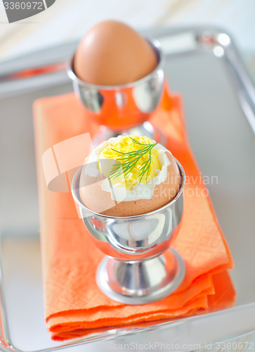 Image of boiled eggs