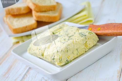 Image of butter with garlic