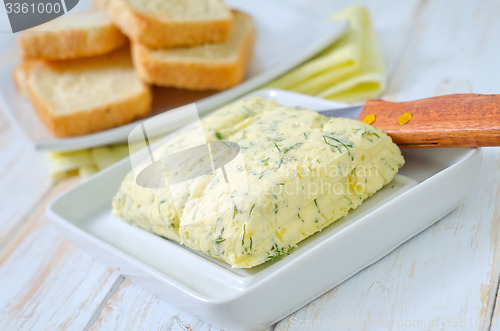 Image of butter with garlic