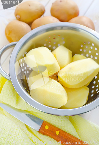 Image of raw potato