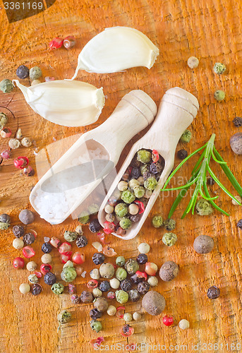 Image of peppers and salt