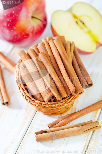 Image of apples and cinnamon