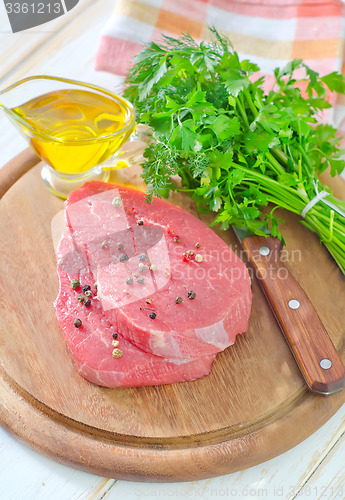 Image of raw  meat