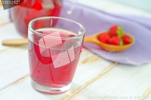 Image of strawberry juice