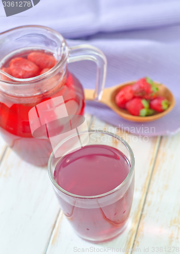 Image of strawberry juice