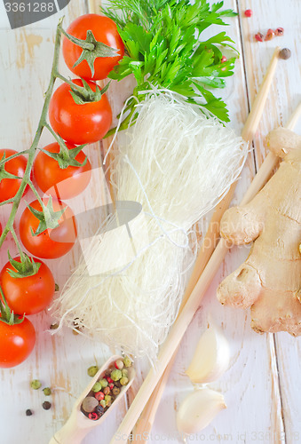 Image of rice noodles