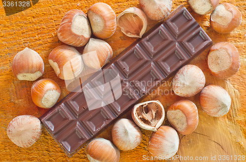 Image of chocolate with nuts