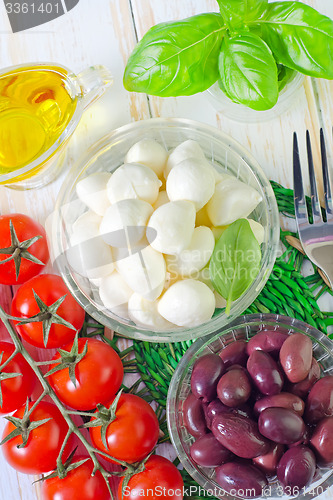 Image of ingredients for caprese