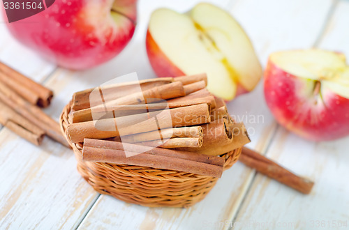 Image of apples and cinnamon