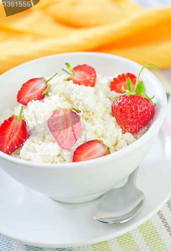 Image of cottage with strawberry