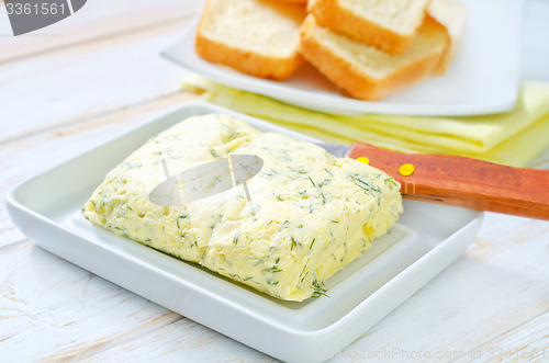 Image of butter with garlic