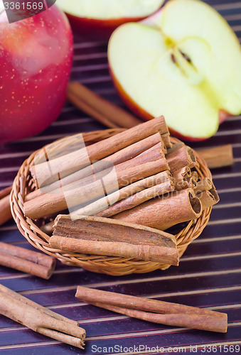 Image of apples and cinnamon