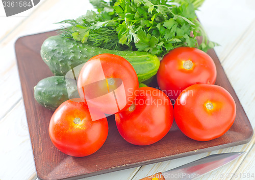 Image of ingredients for salad