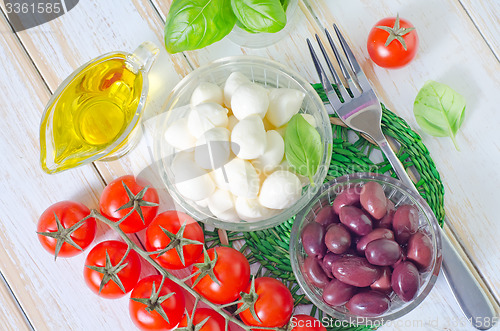 Image of ingredients for caprese