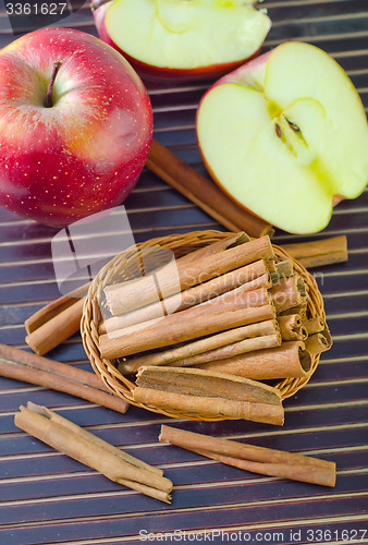 Image of apples and cinnamon