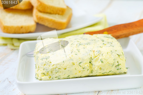 Image of butter with garlic