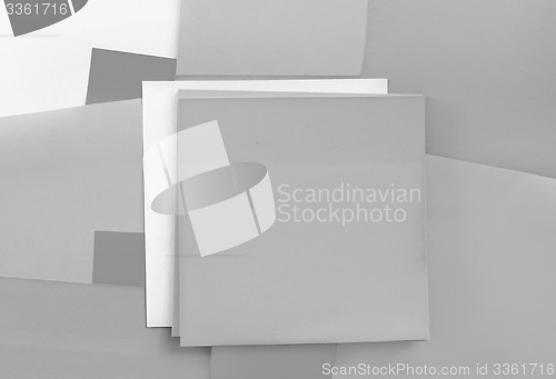 Image of sheets for note
