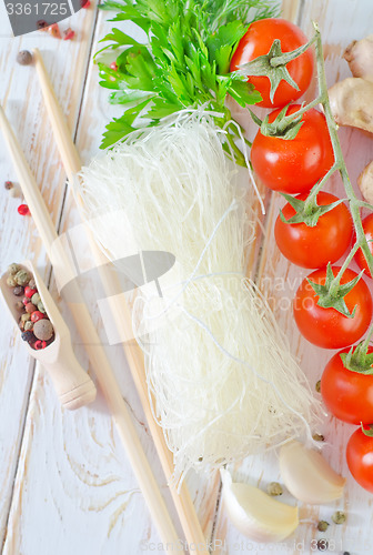 Image of rice noodles