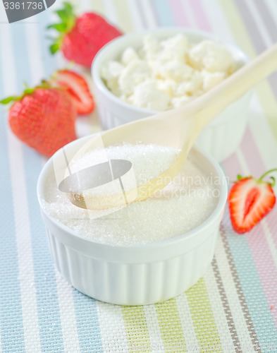 Image of cottage with strawberry