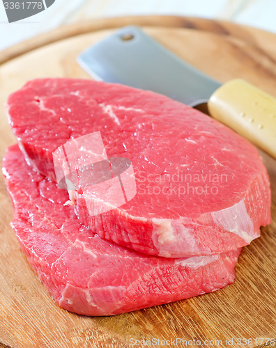 Image of raw  meat