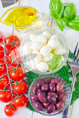 Image of ingredients for caprese