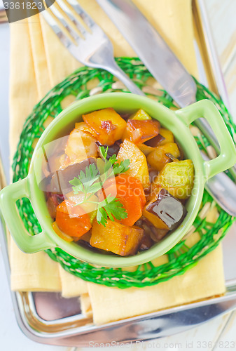 Image of baked vegetables