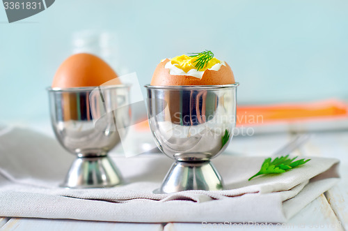 Image of boiled eggs