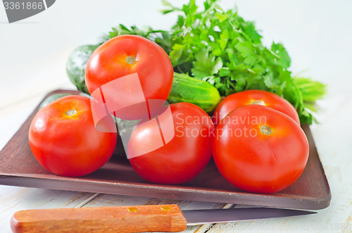 Image of ingredients for salad