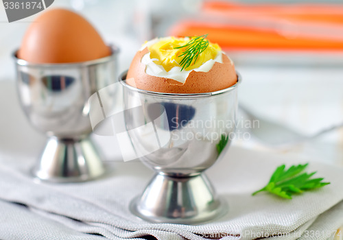 Image of boiled eggs