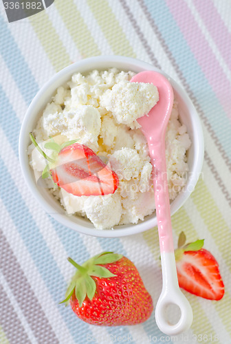 Image of cottage with strawberry