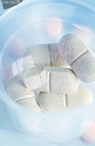 Image of white pills