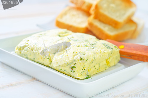 Image of butter with garlic
