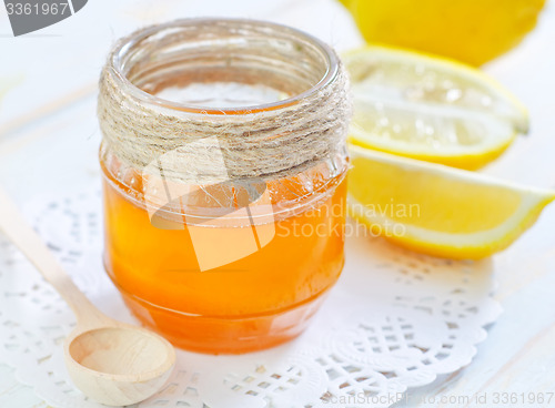 Image of honey with lemon