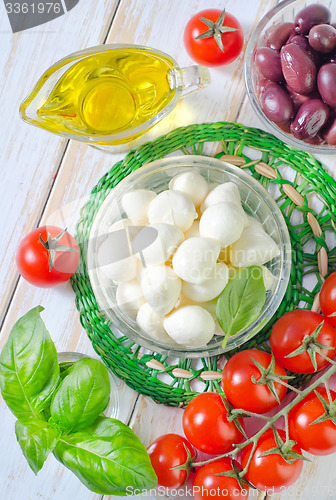 Image of ingredients for caprese