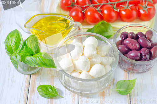 Image of ingredients for caprese