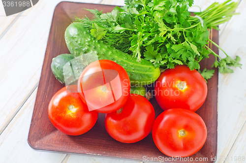 Image of ingredients for salad