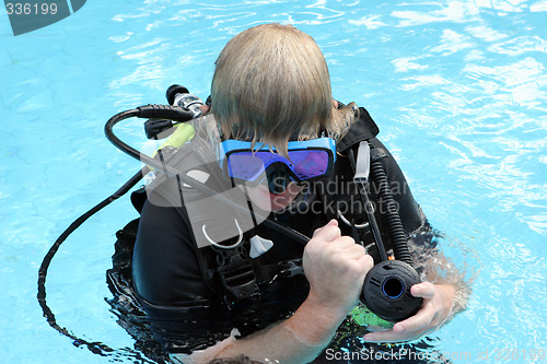 Image of Scuba diving instructor