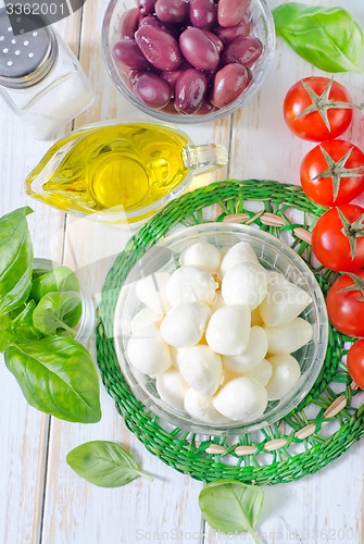 Image of ingredients for caprese