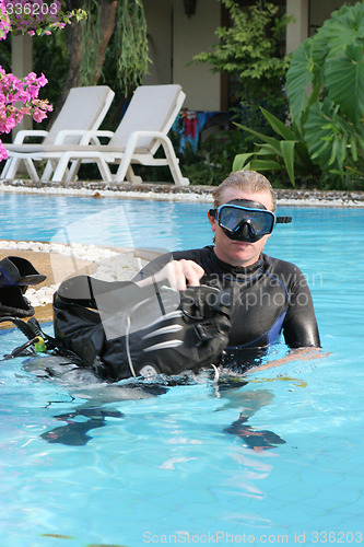 Image of Scuba diving instructor