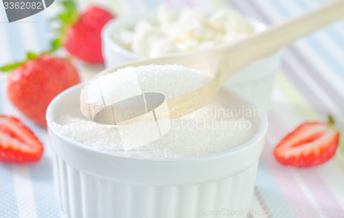 Image of cottage with strawberry