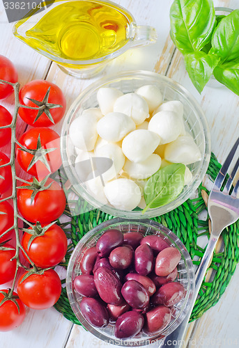 Image of ingredients for caprese