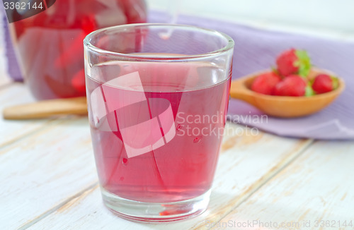 Image of strawberry juice