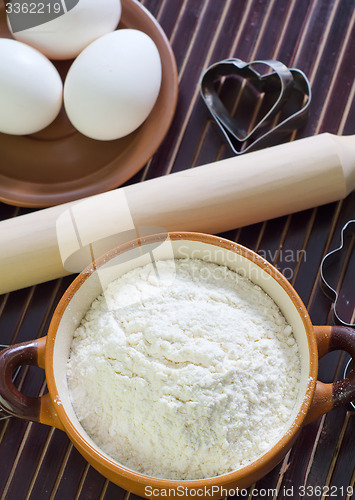 Image of ingredients for dough