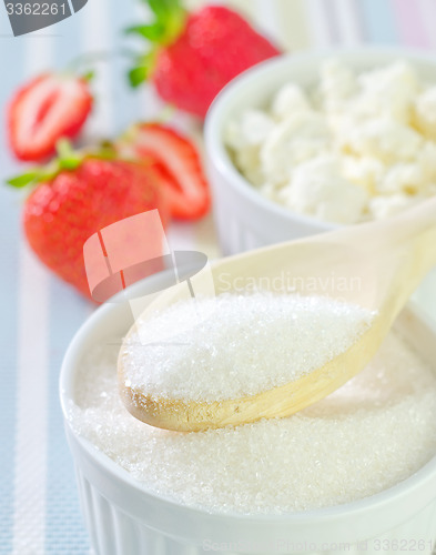 Image of cottage with strawberry