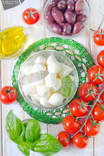 Image of ingredients for caprese