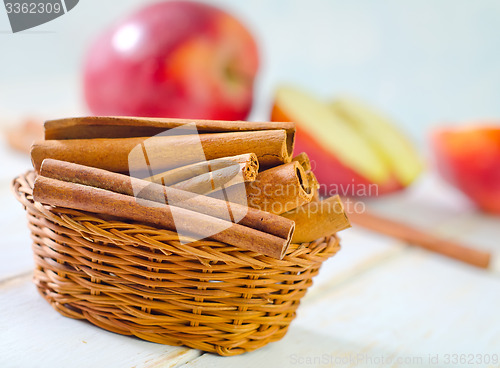 Image of apples and cinnamon