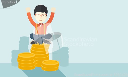 Image of Proud asian businessman